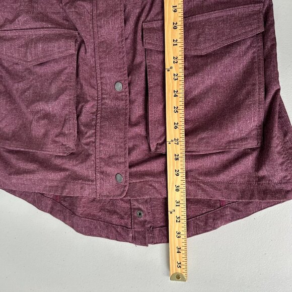 Duluth Trading Co Mist Master Rain Jacket Full Zip Size S Pink Hooded - Picture 6 of 9